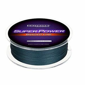 SuperPower Braided Fishing Line - 20 LB (9.1KG) 0.18mm-547 Yds Low-Vis Gray 海外 即決