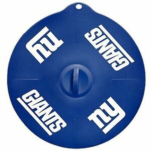 BB NFL New York Giants 9" Silicone Lids Fit Pots & Bowls, Hot or Cold 2 Lids 海外 即決