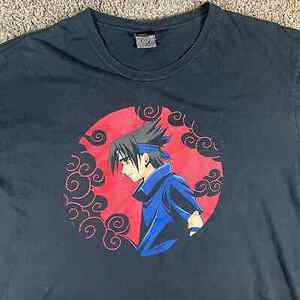 Vintage 2002 Naruto sasuke tshirt size xl 海外 即決