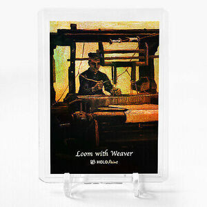 LOOM WITH WEAVER (Vincent van Gogh) Holographic Card GleeBeeCo Holo Paint #L25C 海外 即決