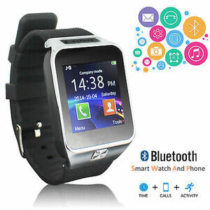 Stylish Android OS SmartWatch & GSM Unlocked Phone + Bluetooth & Built-In Camera 海外 即決