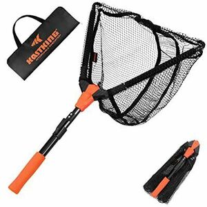 KastKing Pontus Fishing Net Fish Landing Net, Hoop Size: 18"(extendable) 海外 即決