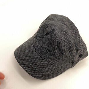 District Threads Cadet Cap Gray Black Small Checkered Pattern 海外 即決