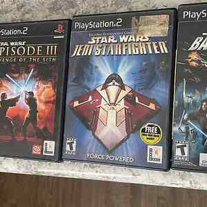 Sony Playstation PS2 Starwars Game Lot 海外 即決