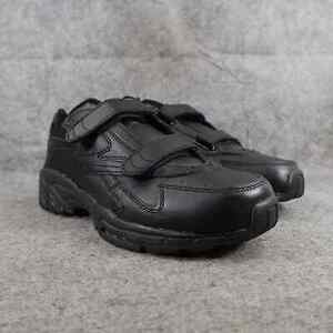 ドクターショールs Shoes メンズ 10 Athletic Walking トレーナー ブラック レザー Double Strap EE 海外 即決