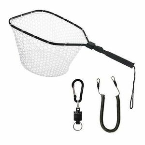 GOODCAT Fly Fishing Landing Net Soft Rubber Mesh Trout Net Catch and Release ... 海外 即決