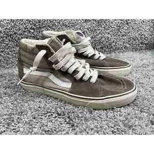 バンズ Off The Wall メンズ Sz 7.5 ブラウン Classic High Top Skateboard Shoes Sneakers 海外 即決