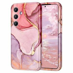 Samsung Galaxy S24 Plus Case Marble Heavy Duty Full Body Shockproof Phone Cover 海外 即決