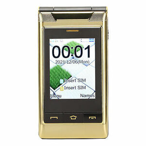 Flip Cell Phone Flip 3G Seniors Phone Dual SIM For Daily Life 海外 即決