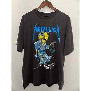 Metallica "And Justice for All" Vintage Reprint Single Stitch T-shirt 海外 即決