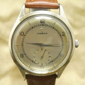 Omega BUMPER Automatic Swiss Mens Watch Stainless steel Cal 332 Ref 2583-4 35mm 海外 即決