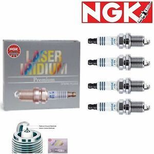 4 x Japan NGK Laser Iridium Spark Plugs for 2011-2017 Ford Fiesta 1.6L 1.6L L4 海外 即決