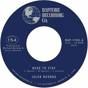 JALEN NGONDA Here To Stay/If You Don't Want My Love / 7" NEW バイナル Daptone 海外 即決