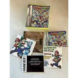 GameBoy Advance Mario & Luigi Superstar Saga EMPTY BOX & MANUALS 海外 即決