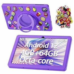 10 Inch Tablet 4GB RAM 64GB ROM, Android 12 Tablet 4GB RAM 64GB ROM|Purple 海外 即決