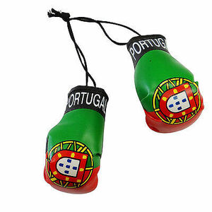 PORTUGAL COUNTRY FLAG MINI BOXING GLOVES .. NEW 海外 即決