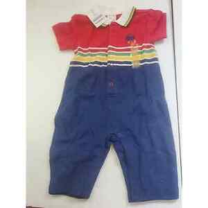 Vtg Vintage Nwt New Gymboree Boy 2001 Cars One Piece Outfit 0-3 Month 海外 即決