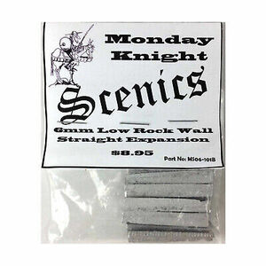 Monday Knight Productions Scenics Low Rock Wall Set B Pack New 海外 即決