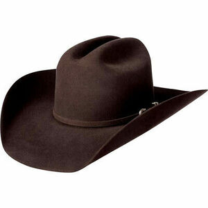 Monte Rey Felt Hat, Size 56 (10X) Cowboy Hats, Chocolate 海外 即決