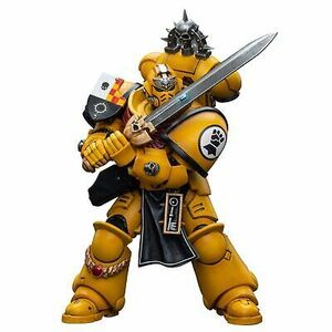 JOYTOY 1/18 Warhammer 40,000 Action Figure Imperial Fists Lieutenant with Pow... 海外 即決