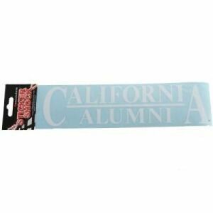 California ゴールドen Bears 3"x10" Alumni Transfer Decal - White 海外 即決