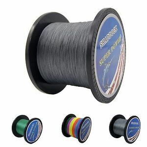 Super Strong Braided Fishing Line - 4 Strands Multifilament Pe Fishing Line -... 海外 即決