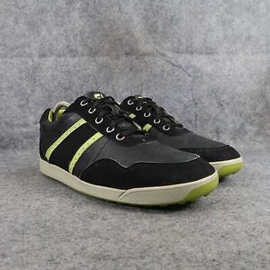 Footjoy Shoes Men 9 Golf Athletic Casual Lifestyle レザー Sneaker Contour ブラック 海外 即決