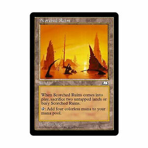 WOTC MtG Weatherlight Scorched Ruins (R) EX 海外 即決