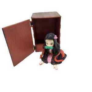 New In Box Nezuko Kamado Demon Slayer Anime Figurine Pink Kawaii 海外 即決