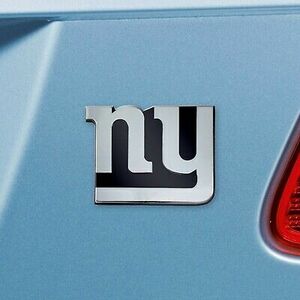 New York Giants Heavy Duty Metal 3-D Chrome Auto Emblem 海外 即決