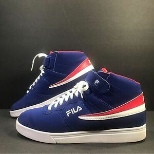 FILA Classic Retro Men's Sneakers Blue レッド White Shoe 26cm(US8) 海外 即決