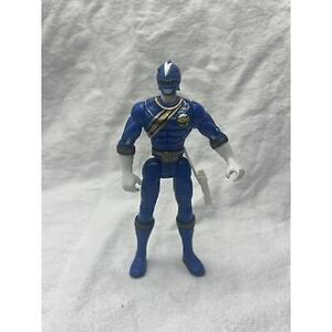 Power Rangers Wild Force BLUE Shark Ranger 5.5" Figure w/Kick-2001 Bandai 海外 即決