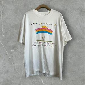 Vintage Heaven Jesus Large White Single Stitch T-Shirt 海外 即決