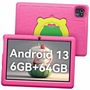 Tablet for Kids Android 13 Kids Tablet with 6GB(2GB+4GB) RAM, 64 GB ROM, Dual 海外 即決