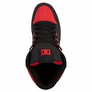 Dc メンズ Pure High-Top Wc スケートボード Skate Shoe 10.5 Fiery Red/ホワイト/ブラック 海外 即決