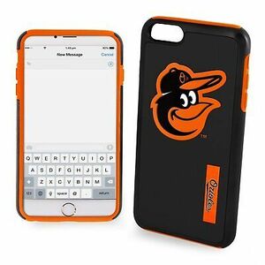 FOCO MLB Baltimore Orioles Dual Hybrid Case for iPhone 6 + & 6S + (5.5") 海外 即決