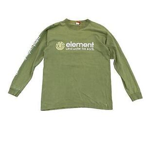 Vintage Element Skateboards Made in USA Long Sleeve T Shirt Men's M 海外 即決