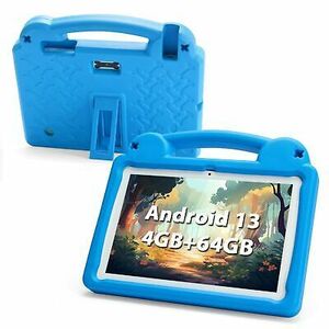 Kids Tablet - 10 Inch Android 13 Kids Tablet, 4GB RAM 64GB ROM, IPS HD 1280x8... 海外 即決