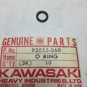 Kawasaki KS125 KE125 'O' Ring 92055-060 NOS 海外 即決