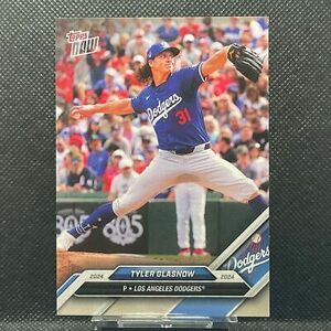 2024 Topps NOW Road to Opening Day Tyler Glasnow OD-278 Los Angeles Dodgers 海外 即決