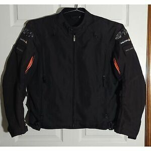 Joe Rocket Men's Military Spec Black Motorcycle Jacket w/Safety Vest Pre-Owned 海外 即決