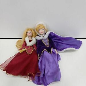 Set of Two Disney Princess Dolls 海外 即決