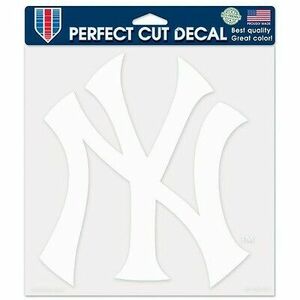 NEW YORK YANKEES LOGO CUT DECAL 8"X8" PERFECT FOR WINDOWS OR CORN HOLE 海外 即決