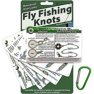 Fly Fishing Knot Cards - Waterproof Guide to 14 Essential Fly Fishing Knots -... 海外 即決