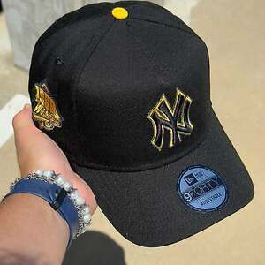 NEW Black New York Yankees 1999 World Series New Era 9Forty Adjustable One Size 海外 即決