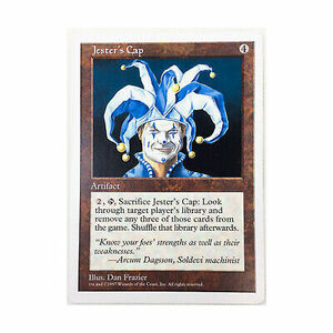 WOTC MTG Oversize Cards Jester's Cap (6.25" x 9") NM 海外 即決