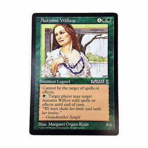 WOTC MTG Oversize Cards Autumn Willow (6.25" x 9") NM 海外 即決