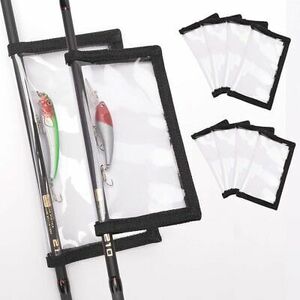 PFILERSO Fishing Lure Wraps 10 Packs Durable Clear PVC Lure Covers Keeps Fish... 海外 即決