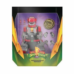 SUPER7 Mighty Morphin Power Rangers figurine Ultimates Tyrannosaurus Dinozord 20 海外 即決