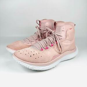 Under Armor Stephen Curry 4 FloTro Retro Pink Basketball Shoes Men's Size 13 海外 即決